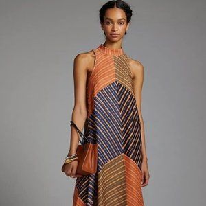 Farm Rio x Anthropologie Sleeveless Halter Midi Dress